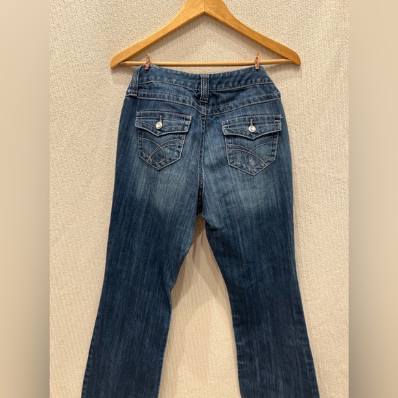 INC. Jeans Regular Fit Boot Cut Blue Jeans - Picture 2 of 4